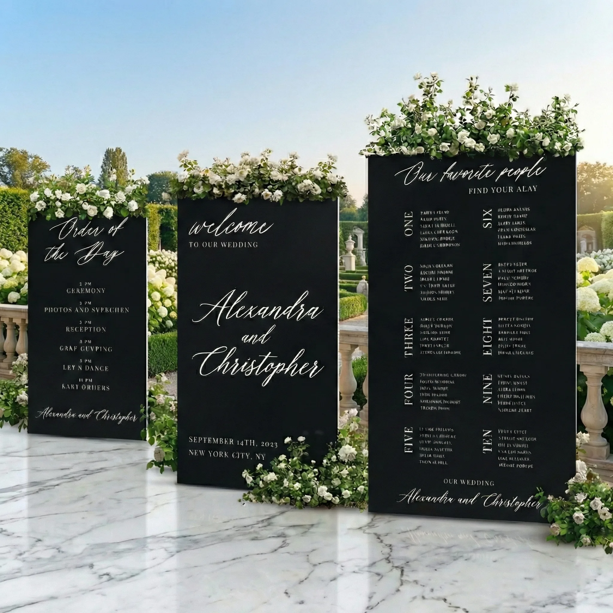 Custom bar menu sign